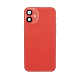 iPhone 12 Mini Back Housing W/ Small Components Pre-Installed - No Logo - Red - Aftermarket Plus