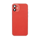 iPhone 12 Mini Back Housing W/ Small Components Pre-Installed - No Logo - Red - Aftermarket Plus