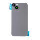iPhone 14 Plus Back Glass with Steel Plate / Magnet / Adhesive (No Logo) - Purple