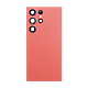 Samsung Galaxy S23 Ultra 5G Back Cover Glass With Camera Lens (No Logo) - Aftermarket - Red