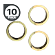 iPhone 12 Pro Rear Camera Bezel - Gold