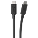 Scosche StrikeLine USB-C Black Charge, Sync and Power Cable (USB 3.1)