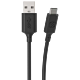 Scosche StrikeLine USB-C Black Charge and Sync Cable (USB 3.1)