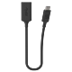 Scosche StrikeLine USB-C to USB-A Black Charge and Sync Cable Adapter