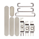iPhone 15 Pro / iPhone 15 Pro Max Hard Button Set (Power / Volume / Mute) - Natural Titanium