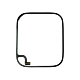 Apple Watch (44mm - Series 4) Force Touch Sensor Gasket and Adhesive