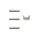 iPhone 8 Silver Button Set (Power/Switch/Volume)