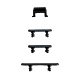 iPhone XR (Power/Volume/Switch) Hard Buttons (Black