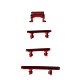 iPhone XR (Power/Volume/Switch) Hard Buttons (Red)