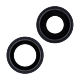 iPhone 11 Back Camera Lens With Bracket - Black (Real Sapphire / Premium Quality)