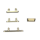 iPhone 12 mini Button Set (Power, Volume, Mute) – White