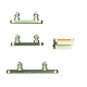 iPhone 12 mini Button Set (Power, Volume, Mute) - Green