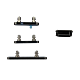iPhone 12 Pro / Pro Max Button Set (Power, Volume, Mute) - Graphite