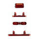 iPhone 13 Button Set (Power, Volume, Mute) - Red