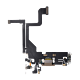 iPhone 13 Pro Charging Port Flex Cable Gold - Aftermarket Plus