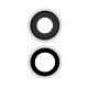 iPhone 12 / 12 Mini Rear Camera Lens and Bezel - White - Aftermarket Plus