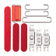 iPhone 14 / 14 Plus Button Set (Power, Volume, Mute) - Red