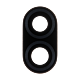 Motorola Moto E (XT2052 / 2020)  Rear Camera Lens (Glass Only) w/adhesive Black - (2 Piece Set)