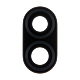 Motorola Moto E (XT2052 / 2020)  Rear Camera Lens (Glass Only) w/adhesive Black - (2 Piece Set)