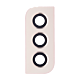 Samsung Galaxy S22 / S22 Plus Rear Camera Lens With Bezel Ring - Pink Gold