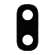 Samsung Galaxy A20 (A205 / 2019) Back Camera Lens With Bracket/Bezel  Coral Orange