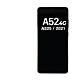 Samsung Galaxy A52 4G (A525 / 2021) OLED Assembly With Frame Aftermarket Plus - Awesome Black