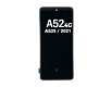Samsung Galaxy A52 4G (A525 / 2021) OLED Screen Assembly with Frame - Awesome Blue - Aftermarket Plus