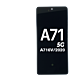 Samsung Galaxy A716V (A716V / 2020) Screen Assembly with Frame - Prism Crush Black - Refurbished