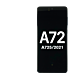 Samsung Galaxy A72 (A725) OLED Assembly With Frame - Awesome Blue - Refurbished