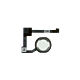 iPad Air 2 White/Silver Home Button Assembly