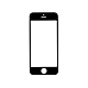 iPhone 5/5c/5s Black Glass Lens Screen