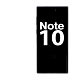Samsung Galaxy Note 10 Screen Assembly with Frame - Aura Black (Premium)