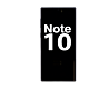 Samsung Galaxy Note 10 Screen Assembly with Frame - Aura Black (OEM PULL)