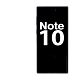Samsung Galaxy Note 10 OLED Assembly with Frame - Silver (Aftermarket Plus)