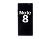 Samsung Galaxy Note8 Black Display Assembly with Frame