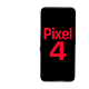 Google Pixel 4 LCD and Touch Screen Assembly with Frame - Orange