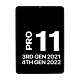 iPad Pro 11-inch (3rd Gen, 2021) (4th Gen, 2022) LCD and Touch Screen Assembly - Black (Premium)