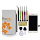 iPhone 8 Plus White Display Assembly Repair Kit + Small Parts + Tools + Video Guide