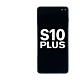 Samsung Galaxy S10 Plus Screen Assembly with Frame (No Fingerprint Sensor) Prism Blue - Aftermarket Plus - TFT