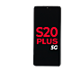 Samsung Galaxy S20 Plus/ S20 Plus 5G Screen Assembly with Frame - Cloud Blue (Premium Refurbished)