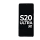 Samsung Galaxy S20 Ultra 5G OLED Assembly with Frame - Cosmic Black (Aftermarket Plus)