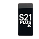 Samsung Galaxy S21 Plus OLED Assembly with Frame - Phantom Violet (Aftermarket Plus)