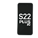 Samsung Galaxy S22 Plus 5G  OLED Assembly with Frame - White (Aftermarket Plus)