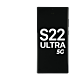Samsung Galaxy S22 Ultra 5G OLED Assembly with Frame - Green (Aftermarket Plus)
