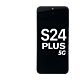 Samsung Galaxy S24 Plus OLED Assembly - with Frame - Onyx Black - Service Pack (US Version)