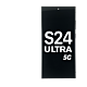 Samsung Galaxy S24 Ultra OLED Assembly with Frame AM - (US / International) - Titanium Black