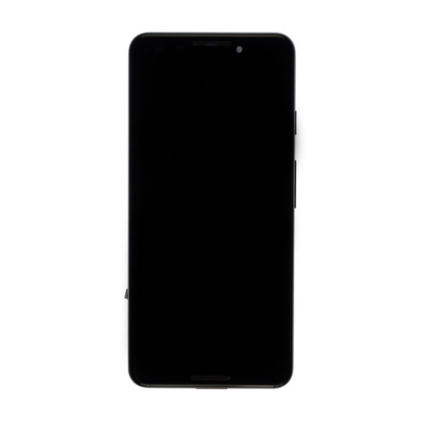 Google Pixel 3 Black LCD and Screen Display Assembly with Frame