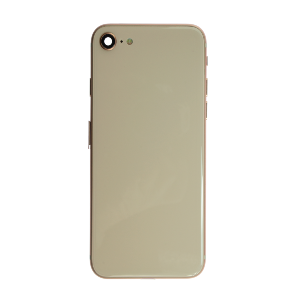 iPhone 8 Gold Glass Back Cover and Housing with Pre-installed