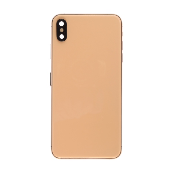 iPhone XS Max Gold Back Cover and Housing with Preinstalled Small
