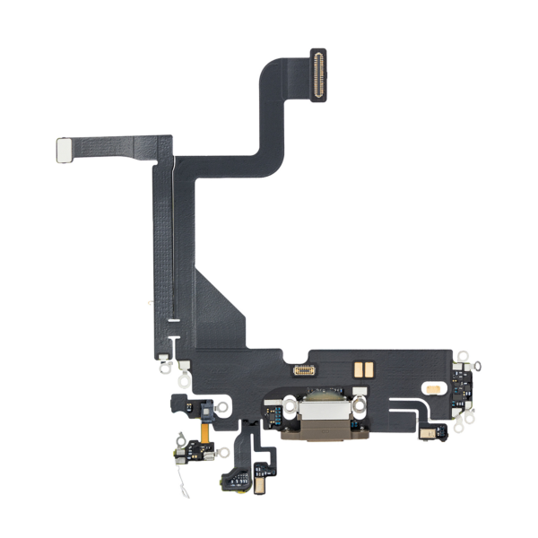 iPhone 13 Pro Charging Port Flex Cable Gold (Premium)